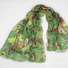 Elegant and Fashionable Women′s Scarf Shawl Autumn Green